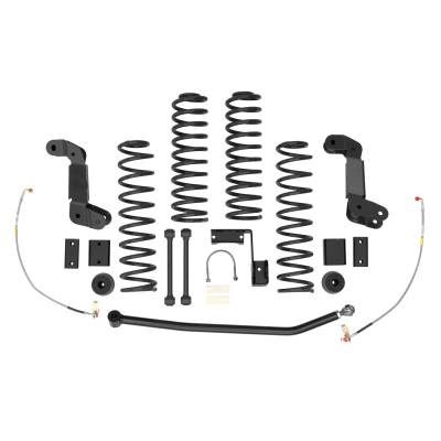 Rancho - Rancho RS66102B 3.5" Front/Rear Suspension Lift Kit for 07-18 Jeep Wrangler JK