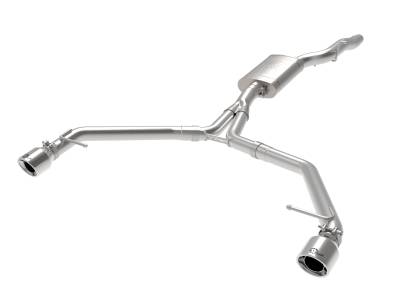 aFe Power - aFe 49-36437-P 3-2.5" SS Axle-Back Exhaust System for 13-16 Audi Allroad 2.0L