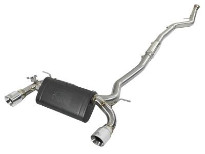 aFe Power - aFe 49-36340-P 3-2.5" SS Cat-Back Exhaust System for 12-16 BMW 335i/435i 3.0L