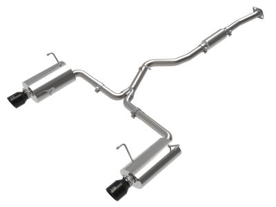 aFe Power - aFe 49-36804-B 2.5-2.25" Cat-Back Exhaust w/Black Tip for 14-18 Forester 2.0L