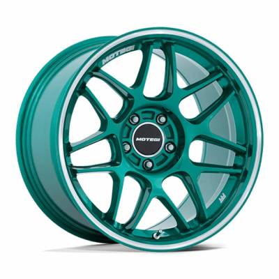 Motegi - Motegi Wheels MR158 TSUBAKI 18x9.5 5x4.5 15mm Hokkaido Green MR158ED18951215