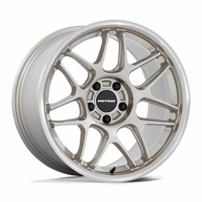 Motegi - Motegi Wheels MR158 TSUBAKI 18x9.5 5x4.5 15mm Gold/Machined MR158GD18951215