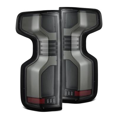 AlphaRex - AlphaRex 620078 Alpha Black LED Taillights for 19-23 Chevy Silverado