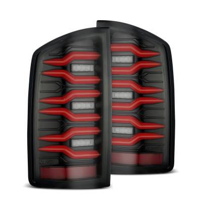 AlphaRex - AlphaRex 641030 LED Taillights Black Red