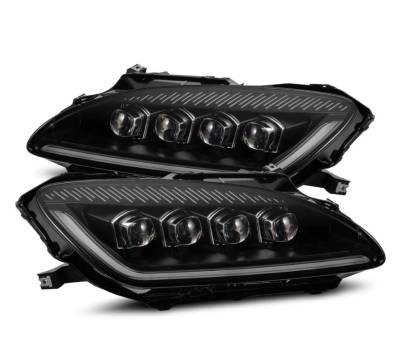 AlphaRex - AlphaRex 880273 Black LED Projector Headlights for 99-09 Honda S2000 AP1/AP2