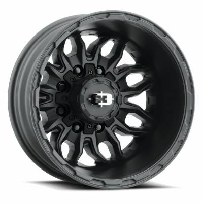 Vision Wheel - Vision Wheel 410-7680SBR 410 Korupt 17x6.5 8x200 -143.35mm Satin Black
