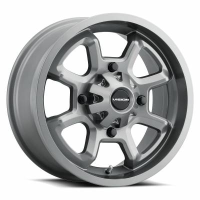 Vision Wheel - Vision Wheel 415 Bomb 12x7 4x136 2.5mm Gunmetal 415-127136GM4