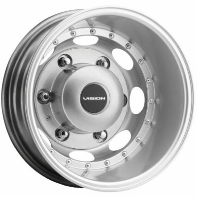 Vision Wheel - Vision Wheel 181Z Hauler 16x5.5 6x205 -126.05mm Hyper Silver 181Z6526HSR161