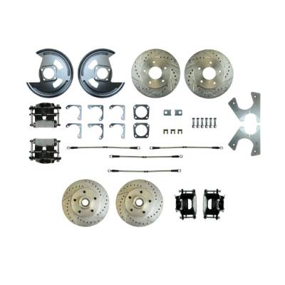 The Right Stuff Detailing - The Right Stuff Detailing A69RDM1S Front/Rear Brake Conversion Kit for GM