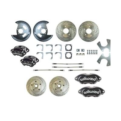 The Right Stuff Detailing - The Right Stuff Detailing A69RDM21S Front/Rear Brake Conversion Kit for GM