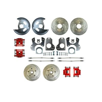 The Right Stuff Detailing - The Right Stuff Detailing A78RDM78Z Front/Rear Brake Conversion Kit for GM