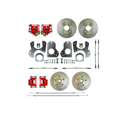 The Right Stuff Detailing - The Right Stuff A82RD78Z Front/Rear Brake Conversion Kit for Buick/Chevy/OM