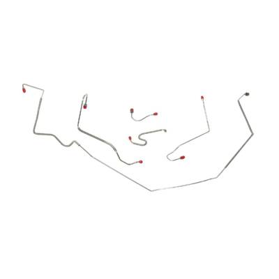 The Right Stuff Detailing - The Right Stuff CKT6706 67 Chevelle SS Power Disc Brake Hydraulic Line Kit Front