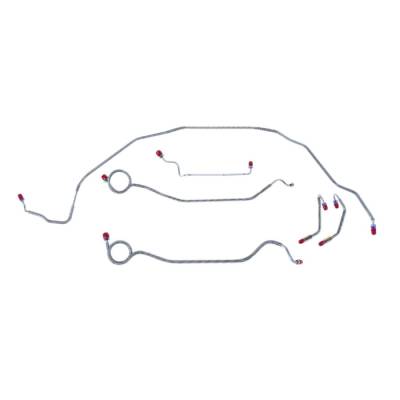 The Right Stuff Detailing - The Right Stuff Detailing CKT6901 Chevy Brake Hydraulic Line Kit Front