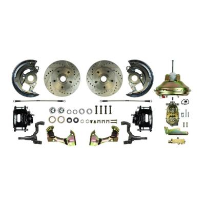 The Right Stuff Detailing - The Right Stuff Detailing AFXDC02CS Front Brake Conversion Kit for Chevy/Pontiac