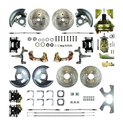 The Right Stuff Detailing - The Right Stuff Detailing AFXDC41DS Front & Rear Brake Conversion Kit for GM