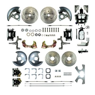 The Right Stuff Detailing - The Right Stuff Detailing AFXDC41DSX FR/RR Brake Conversion Kit for GM
