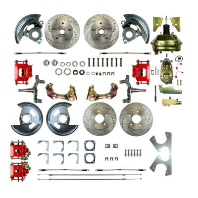 The Right Stuff Detailing - The Right Stuff Detailing AFXDC41DZ Front & Rear Brake Conversion Kit for GM