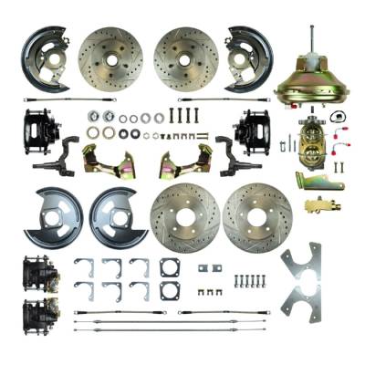 The Right Stuff Detailing - The Right Stuff Detailing AFXDC42CS FR/RR Brake Conversion Kit for Chevy/Pontiac
