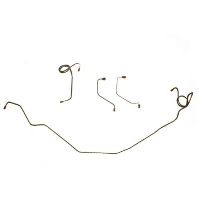The Right Stuff Detailing - The Right Stuff FKT8002 Chevy/Pontiac Power Disc Brake Hydraulic Line Kit Front