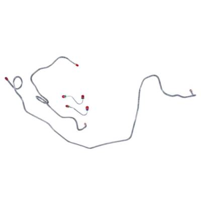 The Right Stuff Detailing - The Right Stuff FKT8201 Chevy/Pontiac Power Disc Brake Hydraulic Line Kit Front