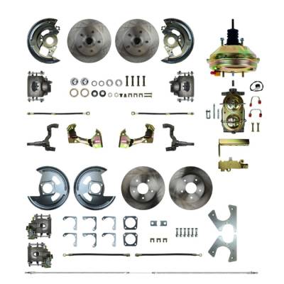 The Right Stuff Detailing - The Right Stuff Detailing AFXDC43C 62-67 Chevy II Brake Conversion Kit FR & RR