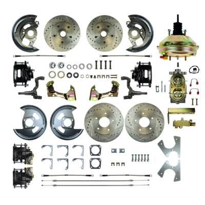 The Right Stuff Detailing - The Right Stuff Detailing AFXDC43CS 62-67 Chevy II Brake Conversion Kit FR & RR