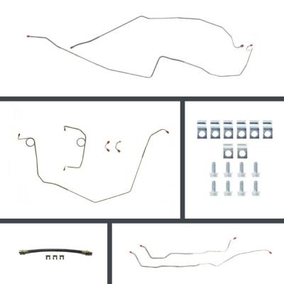 The Right Stuff Detailing - The Right Stuff FOP68H2 1968 Chevy Camaro Power Disc Brake Hydraulic Line Kit