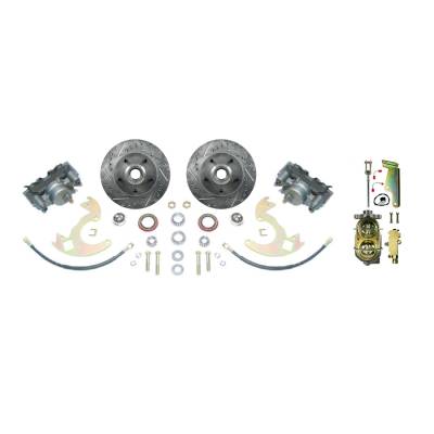 The Right Stuff Detailing - The Right Stuff AFXSD14NA Front Brake Conversion Kit for 62-67 Chevy II