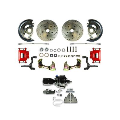 The Right Stuff Detailing - The Right Stuff AFXDC01CZY Select GM Cars Brake Conversion Kit Front