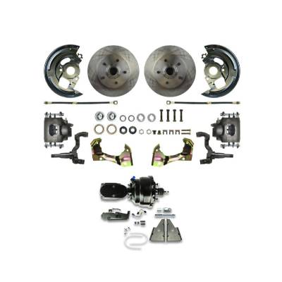 The Right Stuff Detailing - The Right Stuff Detailing AFXDC02CY Chevy/Pontiac Brake Conversion Kit Front