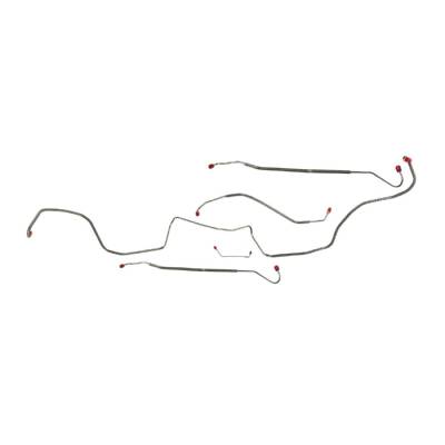 The Right Stuff Detailing - The Right Stuff AKT6708 Pontiac Power Disc Brake Hydraulic Line Kit Front