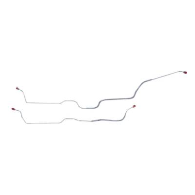 The Right Stuff Detailing - The Right Stuff Detailing BRA6701 Chevy Drum Brake Hydraulic Line Kit Rear