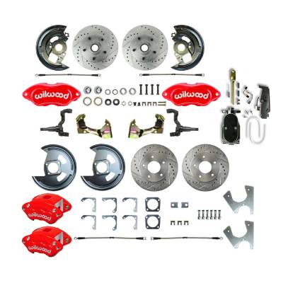 The Right Stuff Detailing - The Right Stuff AFXSD25CZY Chevy/Pontiac Brake Conversion Kit Front/Rear