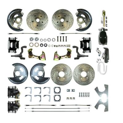 The Right Stuff Detailing - The Right Stuff AFXSD41CSY Select GM Cars Brake Conversion Kit Front/Rear