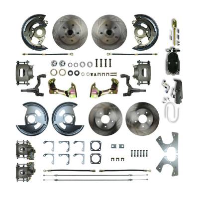 The Right Stuff Detailing - The Right Stuff AFXSD41CY Select GM Cars Brake Conversion Kit Front/Rear