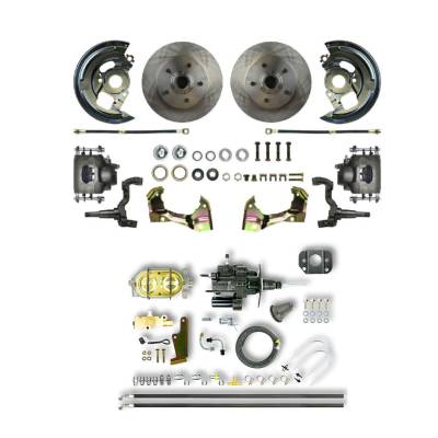 The Right Stuff Detailing - The Right Stuff Detailing AFXHB02C Chevy/Pontiac Brake Conversion Kit Front