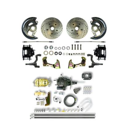 The Right Stuff Detailing - The Right Stuff Detailing AFXHB02CS Chevy/Pontiac Brake Conversion Kit Front