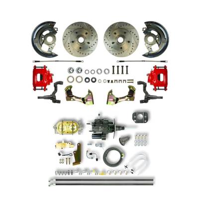 The Right Stuff Detailing - The Right Stuff Detailing AFXHB02CZ Chevy/Pontiac Brake Conversion Kit Front