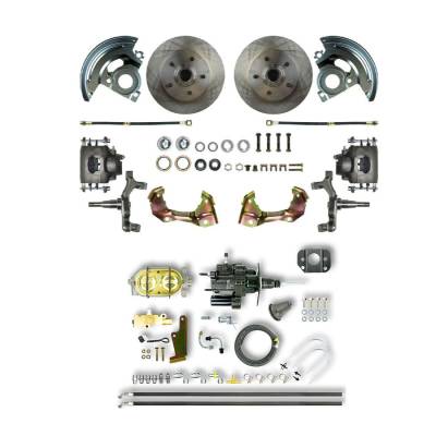 The Right Stuff Detailing - The Right Stuff Detailing AFXHB02D Chevy/Pontiac Brake Conversion Kit Front