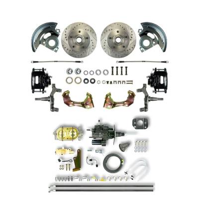 The Right Stuff Detailing - The Right Stuff Detailing AFXHB02DS Chevy/Pontiac Brake Conversion Kit Front
