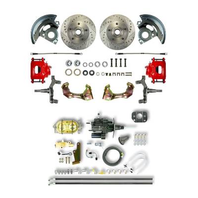 The Right Stuff Detailing - The Right Stuff Detailing AFXHB02DZ Chevy/Pontiac Brake Conversion Kit Front