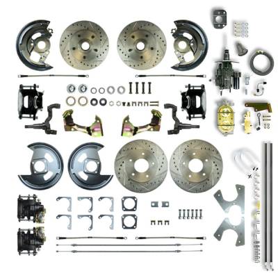 The Right Stuff Detailing - The Right Stuff AFXHB41CS Select GM Cars Brake Conversion Kit Front/Rear