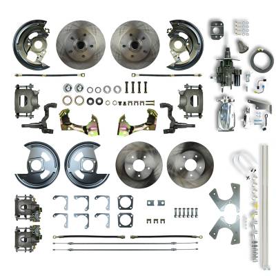 The Right Stuff Detailing - The Right Stuff AFXHB41CX Select GM Cars Brake Conversion Kit Front/Rear