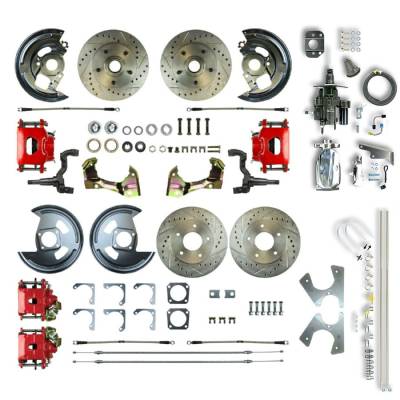 The Right Stuff Detailing - The Right Stuff AFXHB41CZX Select GM Cars Brake Conversion Kit Front/Rear