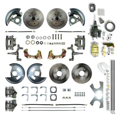 The Right Stuff Detailing - The Right Stuff AFXHB41D Select GM Cars Brake Conversion Kit Front/Rear