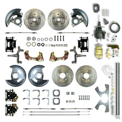 The Right Stuff Detailing - The Right Stuff AFXHB41DS Select GM Cars Brake Conversion Kit Front/Rear