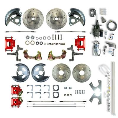 The Right Stuff Detailing - The Right Stuff AFXHB41DZX Select GM Cars Brake Conversion Kit Front/Rear