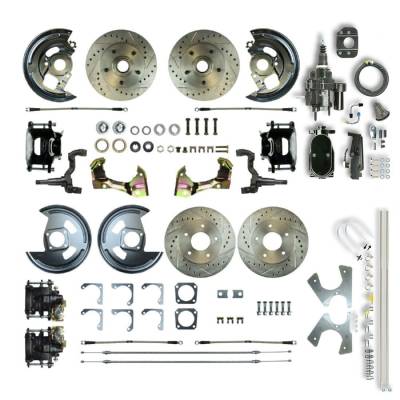 The Right Stuff Detailing - The Right Stuff AFXHB41CSY Select GM Cars Brake Conversion Kit Front/Rear