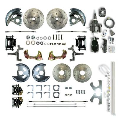 The Right Stuff Detailing - The Right Stuff AFXHB41DSY Select GM Cars Brake Conversion Kit Front/Rear